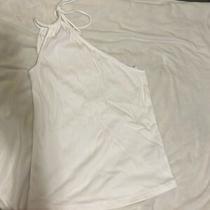 Old navy tank top, one shoulder Tie.